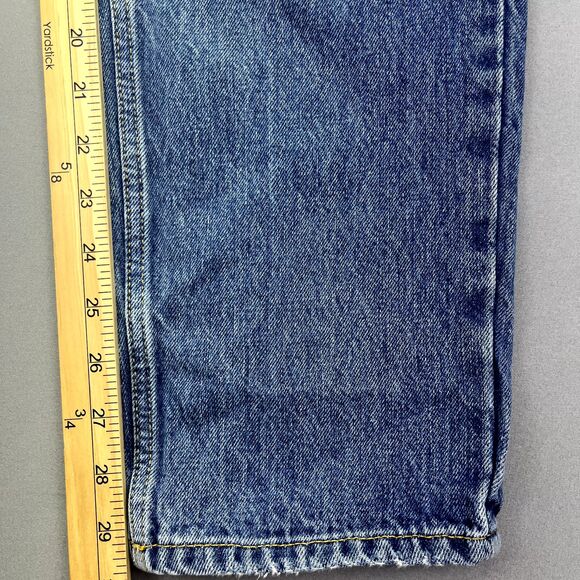BDG Urban Outfitters Tan High Rise Baggy Jean Tag Size 25 Blue Light Wash Skater - Picture 6 of 14